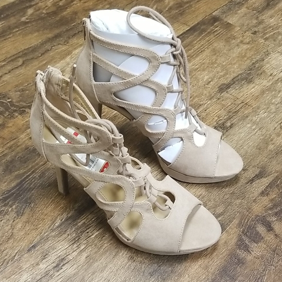 INC International Concepts Shoes - Report Laxy Lace-Up Platform Sandals